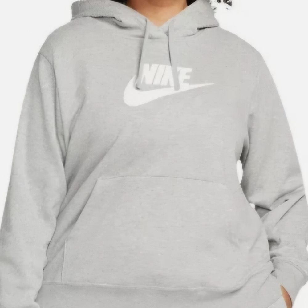 Nike Women's 1x Plus Size Hoodie Grey NWT - Picture 3 of 3